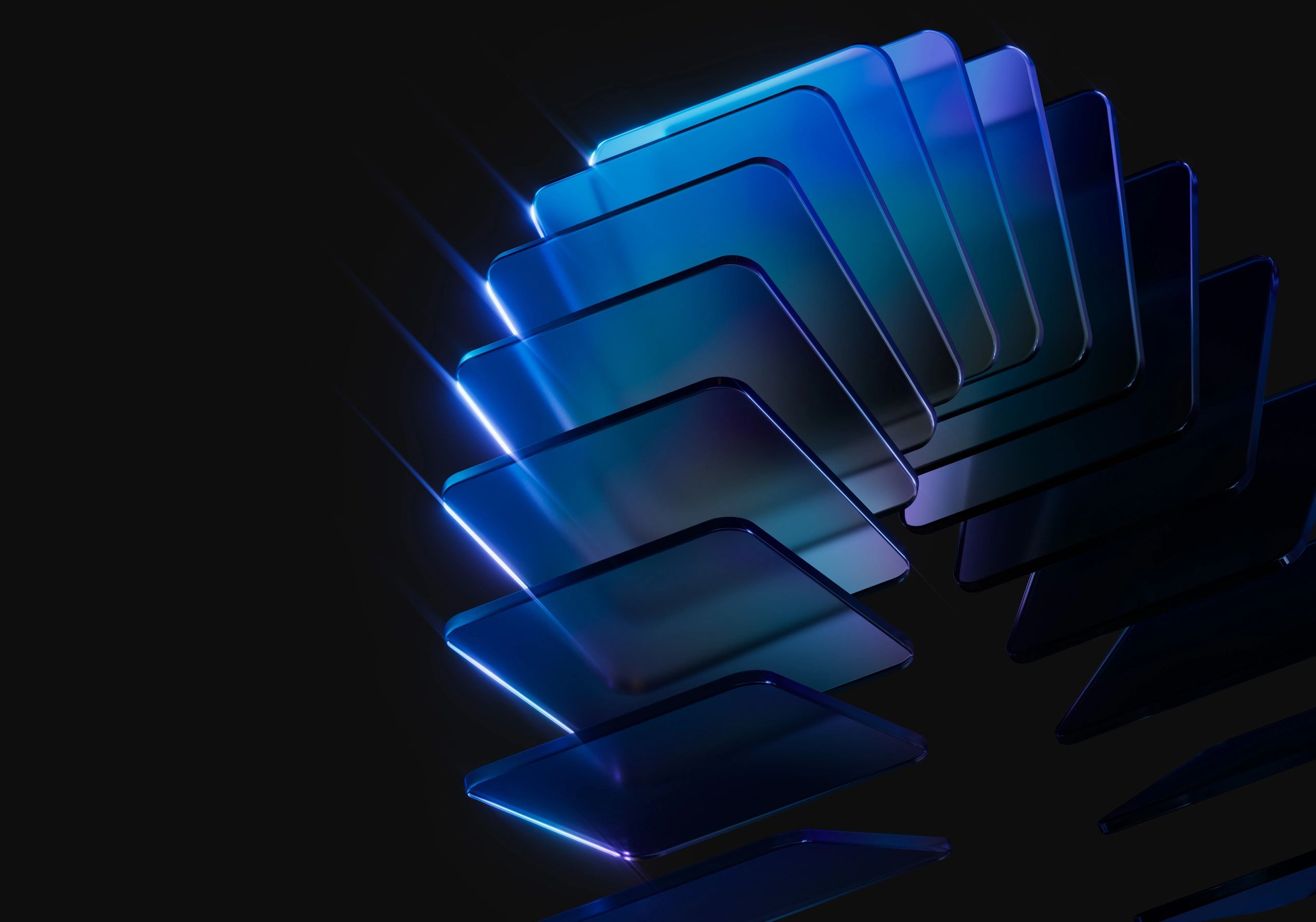 Abstract digital architecture representing privacy and data protection